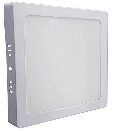 PLAFON LED SOBREPOR QUADRADO 12W 3000K AMARELA - GALAXY