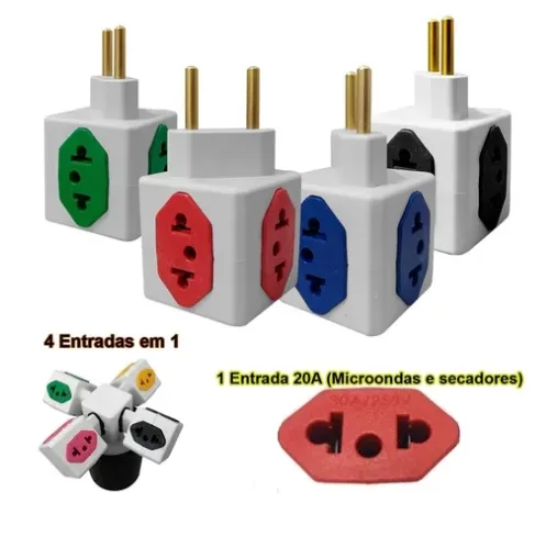 PINO ADAPTADOR CUBO 4 SAIDAS - FFS