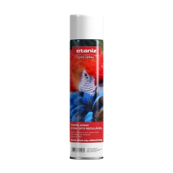 TINTA SPRAY ETANIZ U.G 400ML - BRANCO BRILHANTE