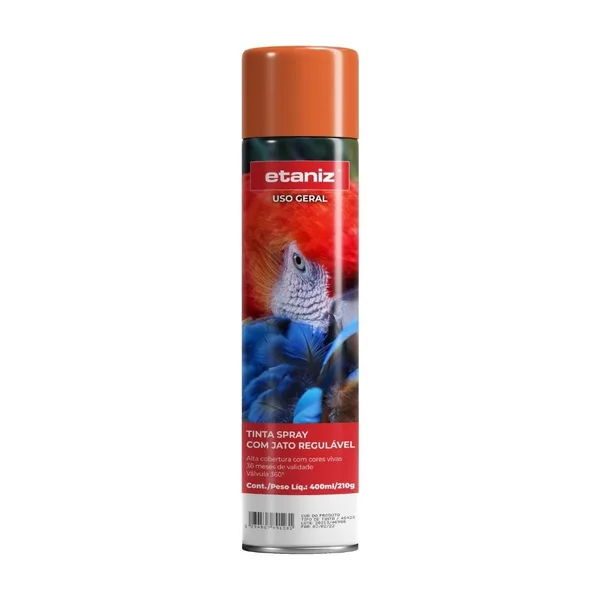 TINTA SPRAY ETANIZ U.G 400ML - LARANJA