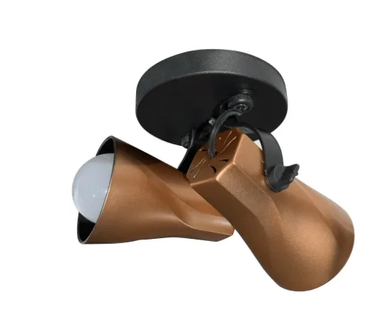 SPOT SOBREPOR SPIRALLE OCTA DUPLO COBRE - STARTEC