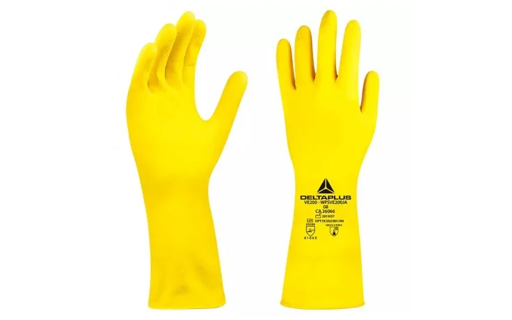 LUVA LATEX AMARELA T. 10 (EG) - PRO SAFETY