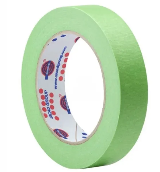 FITA CREPE VERDE 24MM X 50M - EUROCEL