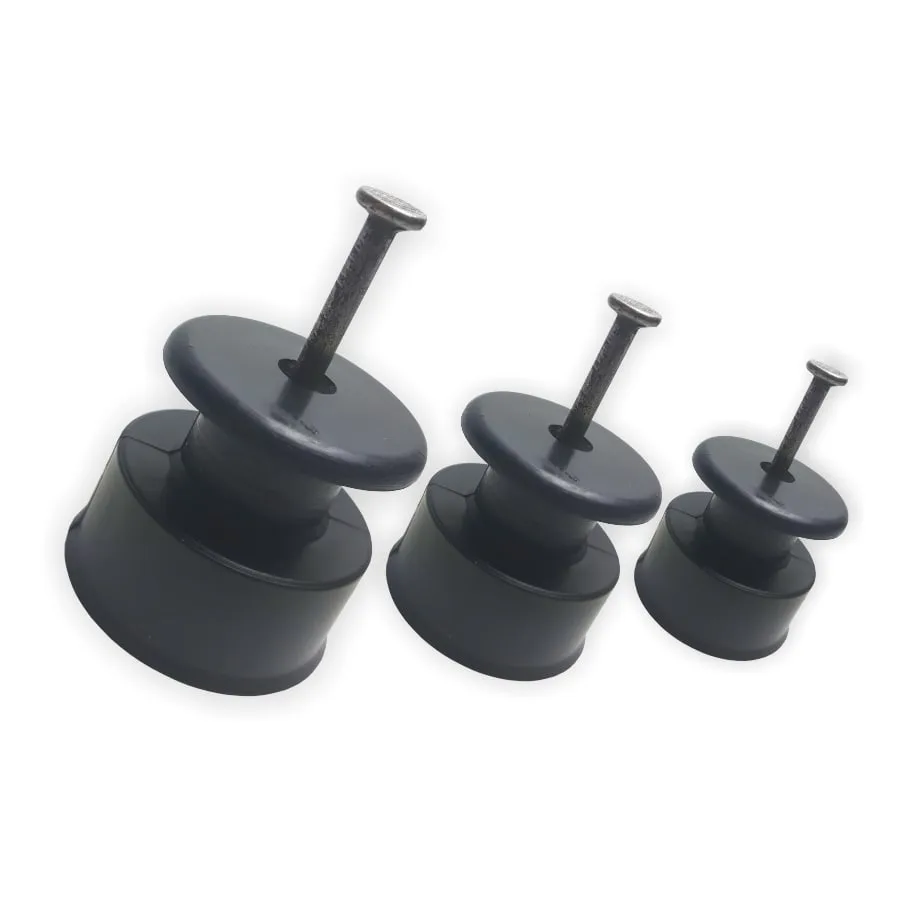 ROLDANA PLASTICA 30X30 C/ 500 UN PRETO - REUE