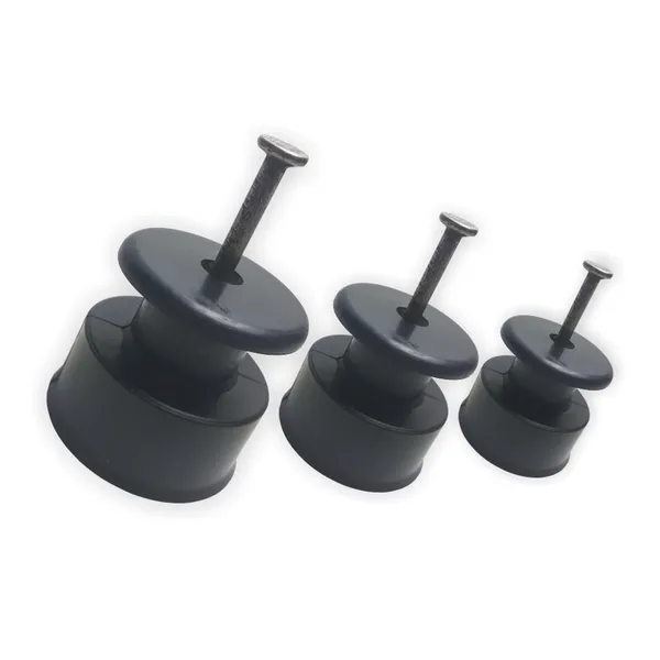 ROLDANA PLASTICA 30X30 C/ 500 UN PRETO - REUE