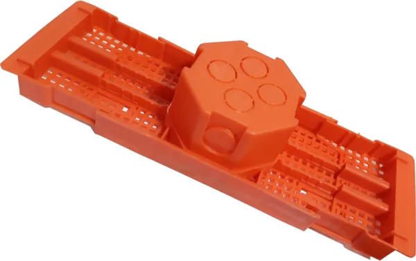 CAIXA DE LUZ OCTAGONAL P/ LAJE REG. 30 CM LARANJA - REUE