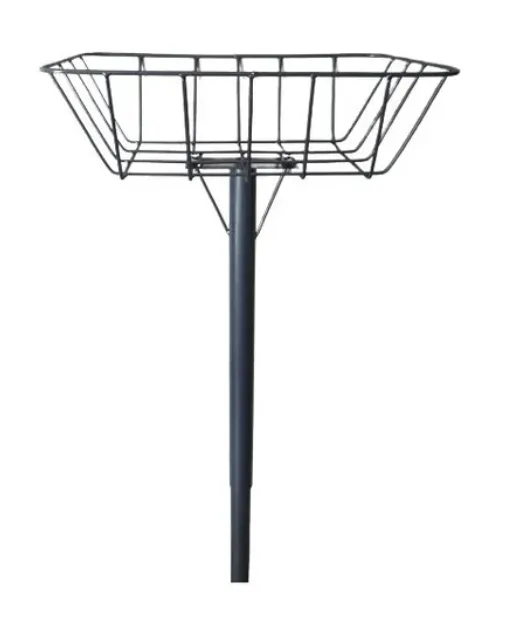 LIXEIRA COLONIAL FIXA P/ CALCADA C/ HASTE - RF MAX
