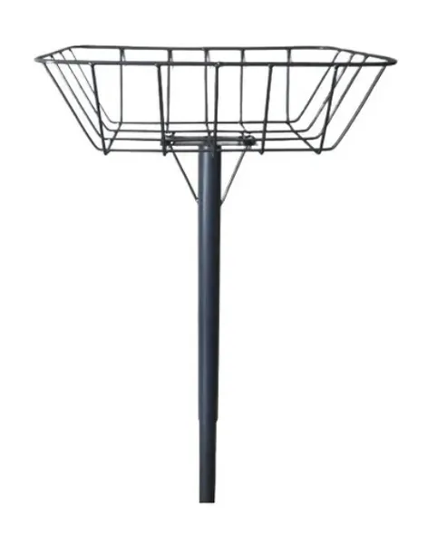 LIXEIRA COLONIAL FIXA P/ CALCADA C/ HASTE - RF MAX