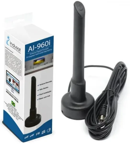 ANTENA INT/EXT DIG. BASE MAG. CABO 5M - INDUSAT