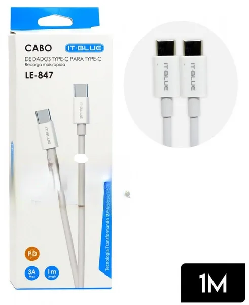 CABO DE DADOS TIPOC // TIPOC 1M 3A LE847