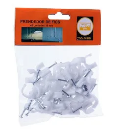 PRENDEDORES DE FIOS 10MM C/ 45 UN - RIO TIJUCAS