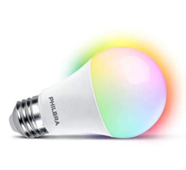 LAMPADA LED BULBO 9W SMART COLORS WIFI BLUETOOTH - PHILBRA