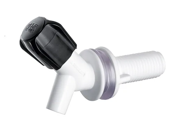 TORNEIRA PLASTICA P/ FILTRO BRANCA 5/8'' - HERC