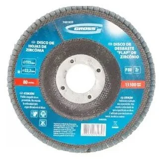DISCO FLAP CONICO 4.1/2'' G. 120 - GROSS