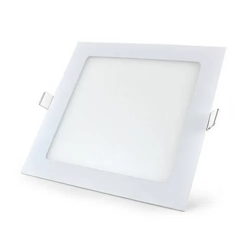PLAFON LED EMBUTIR QUADRADO 12W 3000K AMARELA - POWER XL