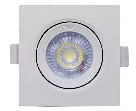SPOT DICROICA LED SMD QUADRADO 7W 6500K - POWER XL