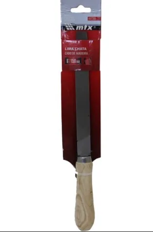 LIMA P/ ENXADA 8'' CHATA C/ CABO MADEIRA - MTX