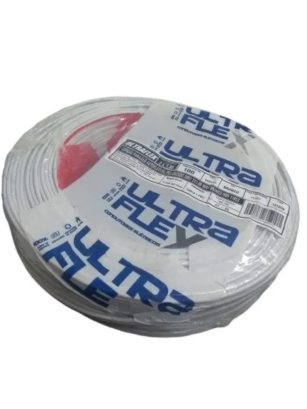 CABO PARALELO ROLO C/ 100M 2 X 1,0MM - ULTRA FLEX