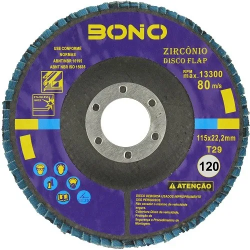 DISCO FLAP CONICO 4.1/2'' G. 120 - BONO