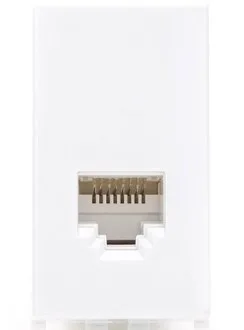 PEE ALFA MODULO TOMADA P/ INFORMATICA RJ45 CAT 6 BRANCO