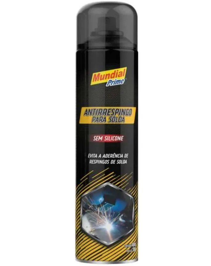 ANTIRRESPINGO P/ SOLDA S/ SILICONE SPRAY 280G - MUNDIAL PRIME