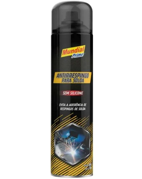 ANTIRRESPINGO P/ SOLDA S/ SILICONE SPRAY 280G - MUNDIAL PRIME