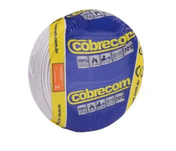 CABO FLEXIVEL ROLO C/ 100M 1,50MM BRANCO - COBRECOM