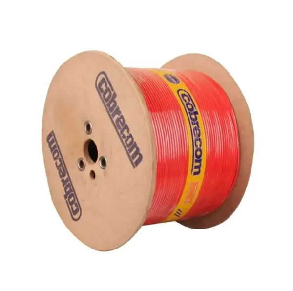 CABO FLEXIVEL CARRETEL C/ 700M 4,00MM VERMELHO - COBRECOM