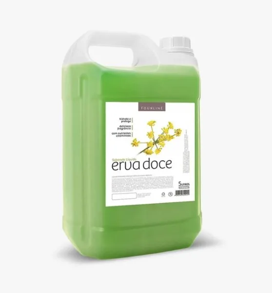 SABONETE LIQUIDO ERVA DOCE PEROLADO 5 L FOUR LINE - QUIMICA LOURENCI