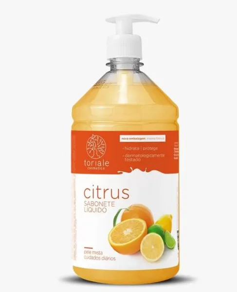 SABONETE LIQUIDO CITRUS 1 L TORIALE - QUIMICA LOURENCI