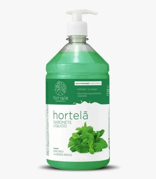SABONETE LIQUIDO HORTELA 1 L TORIALE - QUIMICA LOURENCI