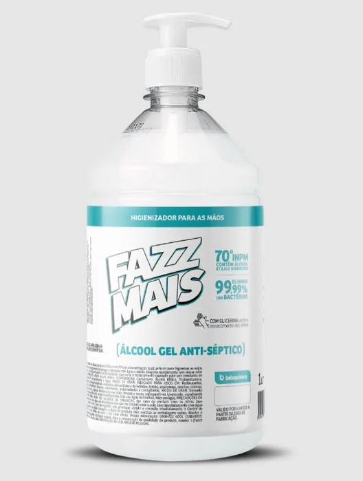 ALCOOL LIQUIDO 70° 1 L FAZZ - QUIMICA LOURENCI