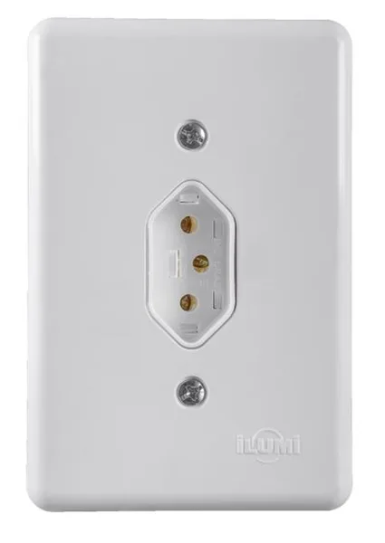 ILUMI CJ. 1 TOMADA 2P+T 10A BRANCO - STYLUS