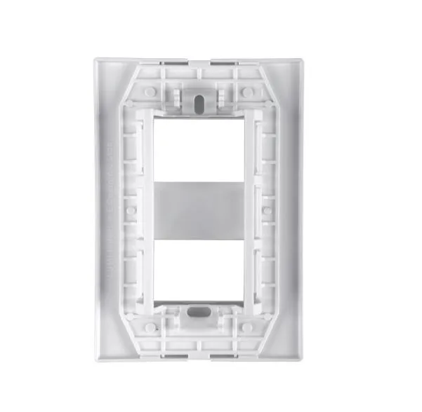 ILUMI PLACA 4X2 P/ 2 MODULOS SEPARADOS C/ SUPORTE BRANCO - VIVAZ