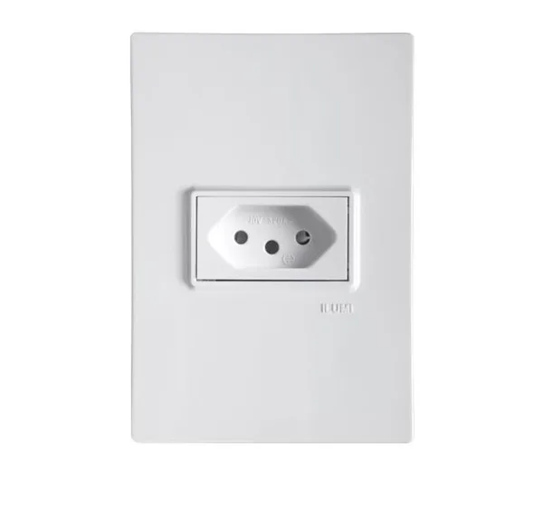 ILUMI CJ. 1 TOMADA 2P+T 20A BRANCO - VIVAZ