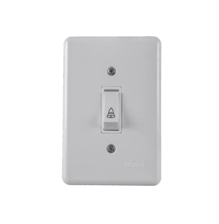 ILUMI CJ. 1 PULSADOR CAMPAINHA 6A BRANCO - STYLUS