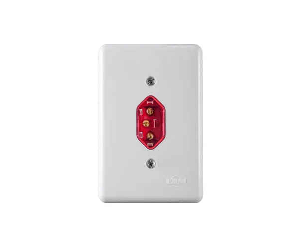 ILUMI CJ. 1 TOMADA 2P+T 20A VERMELHO - STYLUS