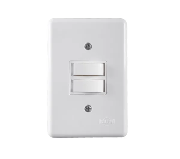 ILUMI CJ. 1 INTERRUPTOR SIMPLES + 1 INTERRUPTOR PARALELO 6A BRANCO - STYLUS