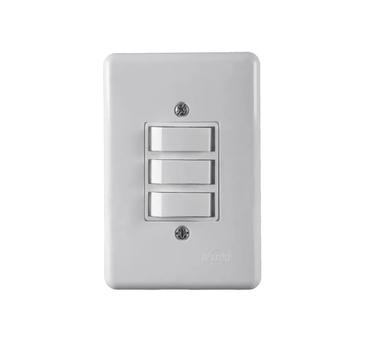 ILUMI CJ. 3 INTERRUPTOR PARALELOS 6A BRANCO - STYLUS