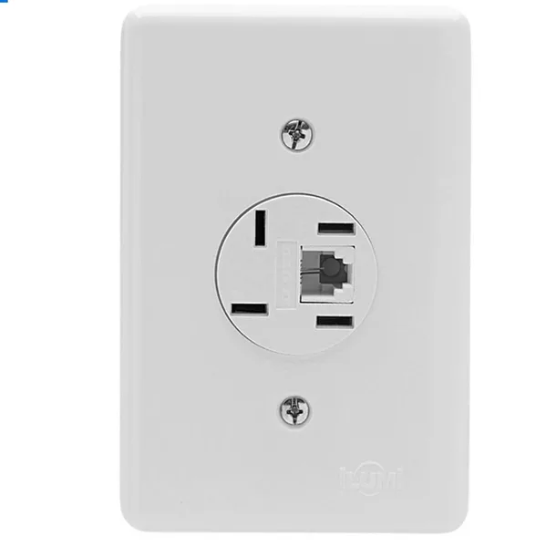 ILUMI CJ. 1 TOMADA P/ TELEBRAS C/ RJ11 MODULAR BRANCO - STYLUS