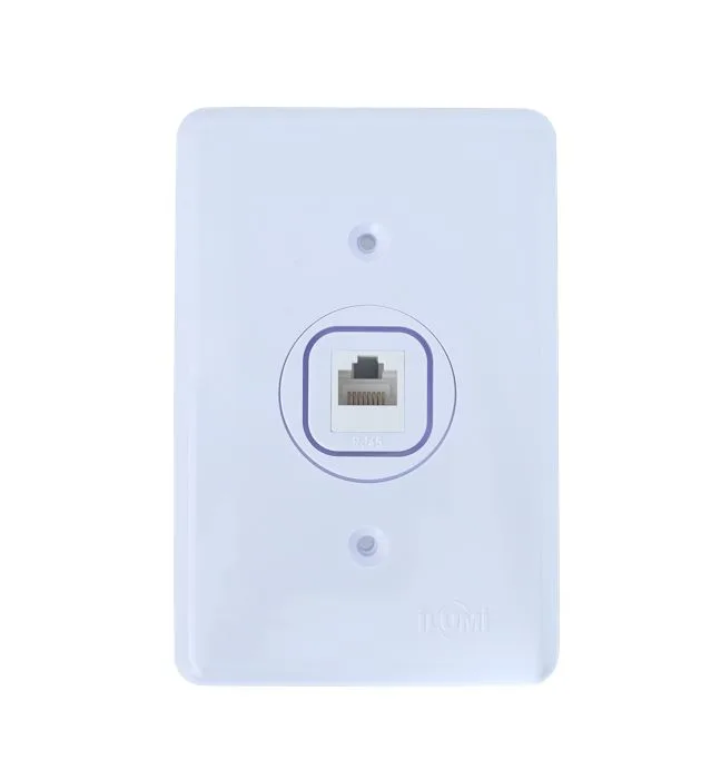 ILUMI CJ. 1 TOMADA P/ REDE RJ45 CAT5E BRANCO - STYLUS