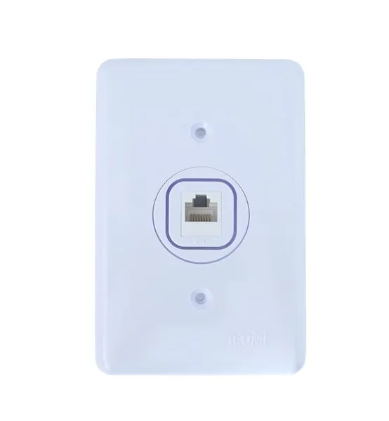 ILUMI CJ. 1 TOMADA P/ REDE RJ45 CAT5E BRANCO - STYLUS