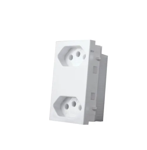 ILUMI MODULO 2 TOMADA 2P+T 20A SEPARADO MONOBLOCO BRANCO - VIVAZ/MURANO