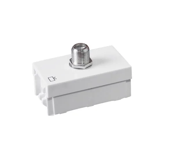 ILUMI MODULO TOMADA P/ ANTENA TV BRANCO - VIVAZ
