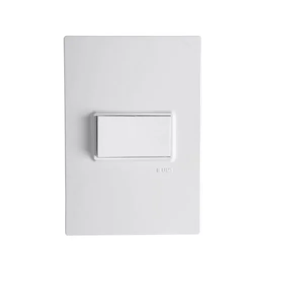 ILUMI CJ. 1 INTERRUPTOR SIMPLES 10A BRANCO - VIVAZ