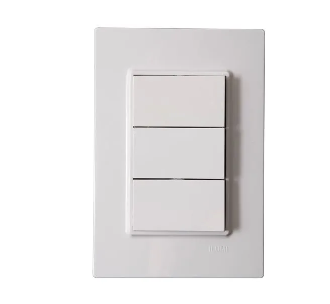 ILUMI CJ. 3 INTERRUPTOR SIMPLES 10A BRANCO - VIVAZ