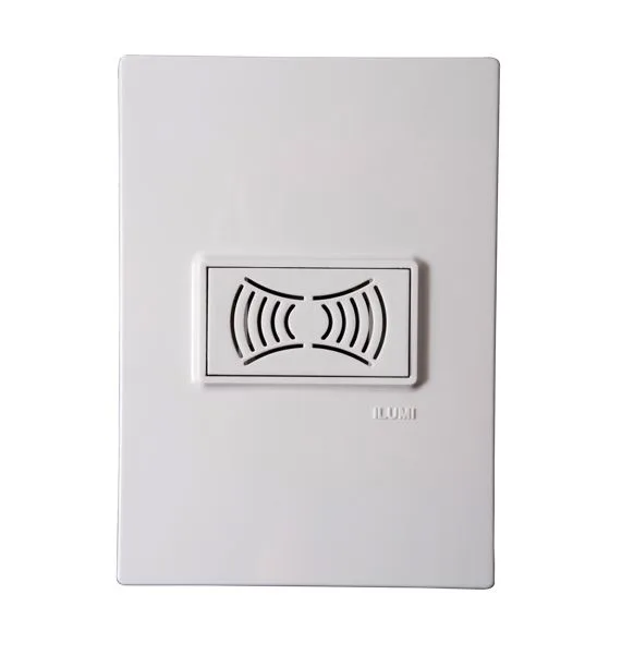 ILUMI CJ. CAMPAINHA ELETRONICA AUTOMATICA BIVOLT BRANCO - VIVAZ