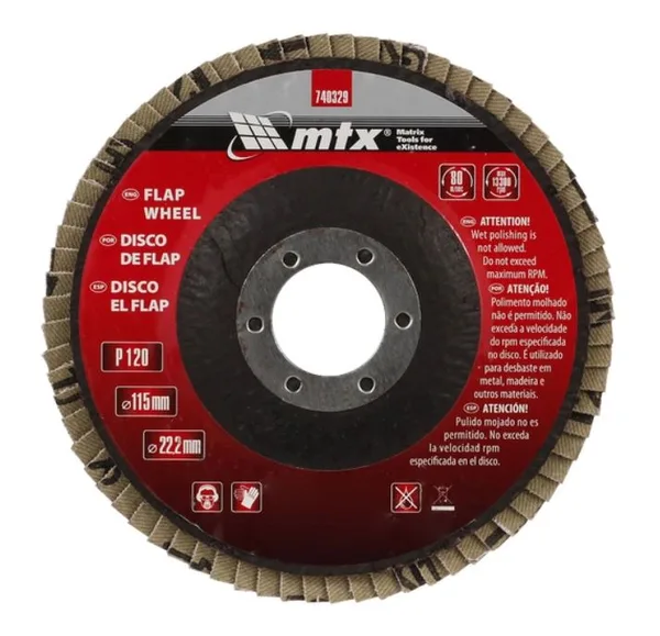 DISCO FLAP CONICO 4.1/2'' G. 60 - MTX