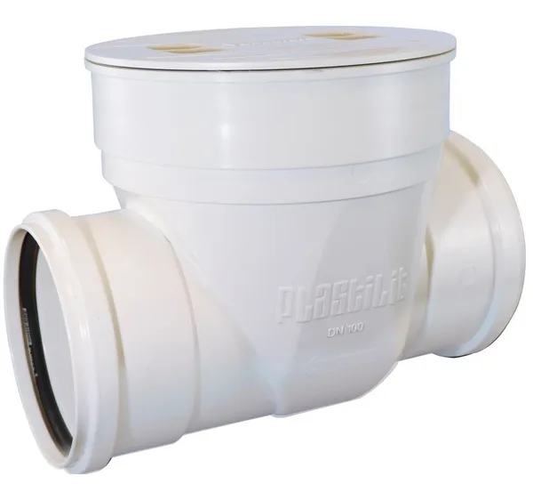 PLAST. - VALVULA RETENCAO ESGOTO DN 100MM