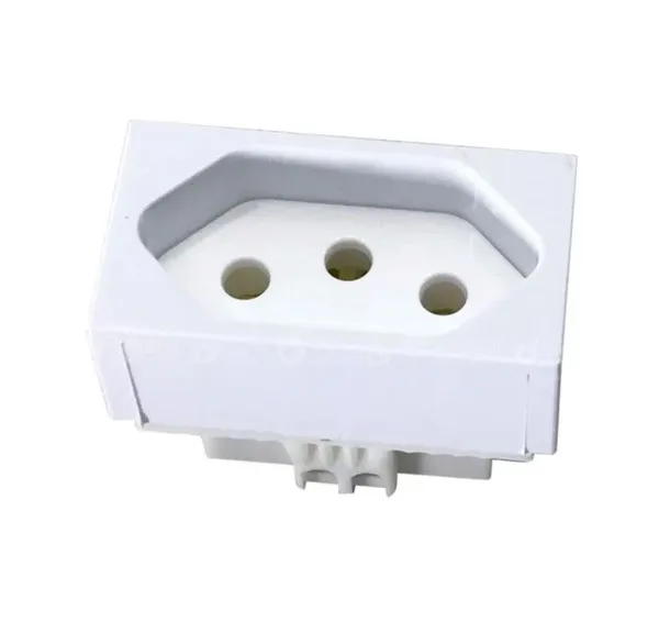 ILUMI MODULO TOMADA 2P+T 10A BRANCO - PT SLIM